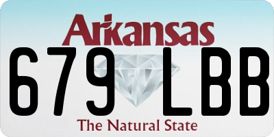 AR license plate 679LBB