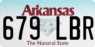 AR license plate 679LBR