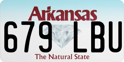 AR license plate 679LBU