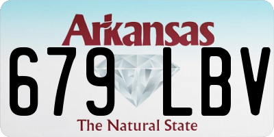AR license plate 679LBV