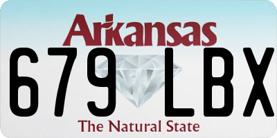 AR license plate 679LBX