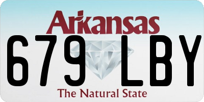 AR license plate 679LBY