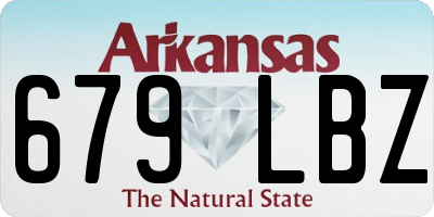 AR license plate 679LBZ
