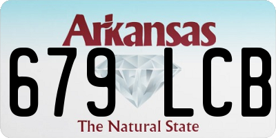 AR license plate 679LCB