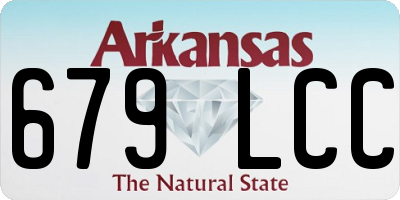 AR license plate 679LCC