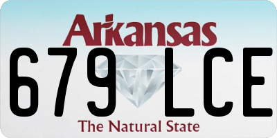 AR license plate 679LCE
