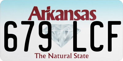AR license plate 679LCF