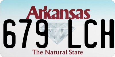 AR license plate 679LCH