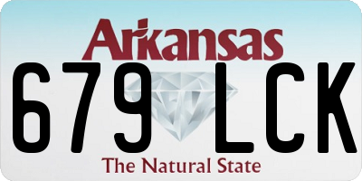 AR license plate 679LCK