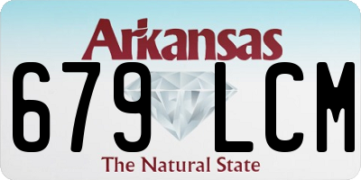 AR license plate 679LCM