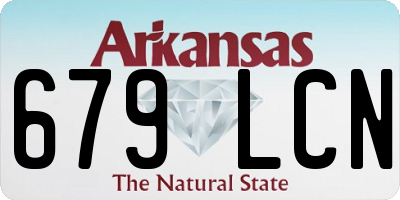 AR license plate 679LCN