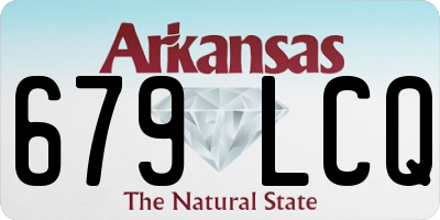 AR license plate 679LCQ