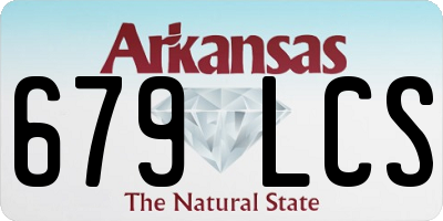 AR license plate 679LCS