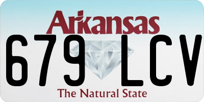 AR license plate 679LCV
