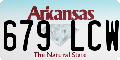 AR license plate 679LCW