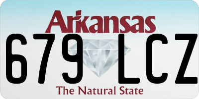 AR license plate 679LCZ
