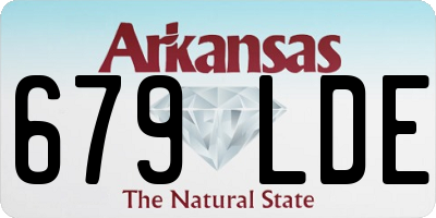 AR license plate 679LDE