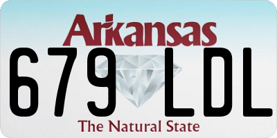 AR license plate 679LDL