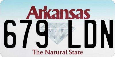 AR license plate 679LDN