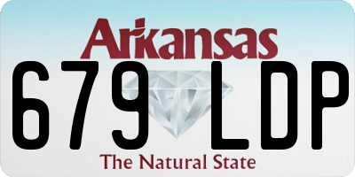 AR license plate 679LDP