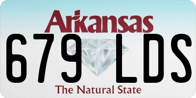 AR license plate 679LDS
