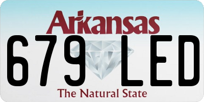 AR license plate 679LED