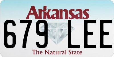 AR license plate 679LEE