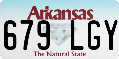 AR license plate 679LGY