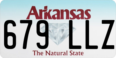 AR license plate 679LLZ