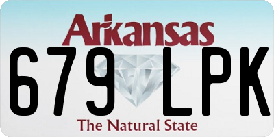 AR license plate 679LPK