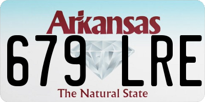 AR license plate 679LRE