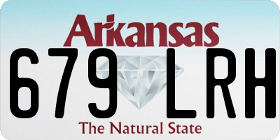 AR license plate 679LRH