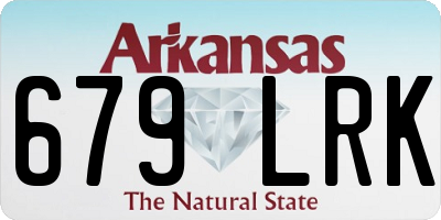 AR license plate 679LRK