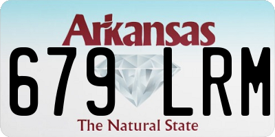 AR license plate 679LRM