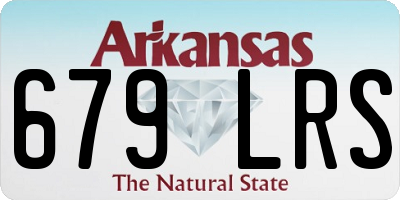 AR license plate 679LRS