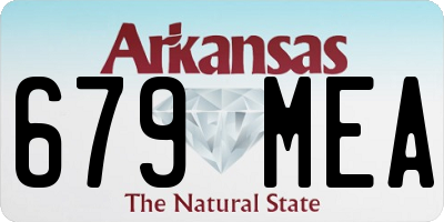 AR license plate 679MEA