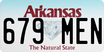 AR license plate 679MEN
