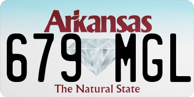 AR license plate 679MGL