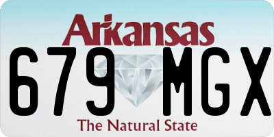 AR license plate 679MGX