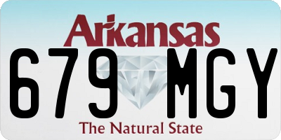 AR license plate 679MGY