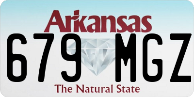 AR license plate 679MGZ