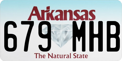 AR license plate 679MHB