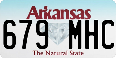 AR license plate 679MHC