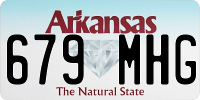 AR license plate 679MHG