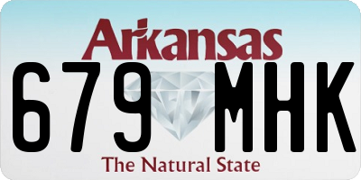 AR license plate 679MHK