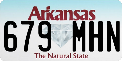 AR license plate 679MHN