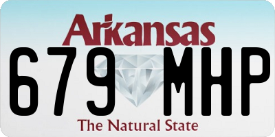 AR license plate 679MHP