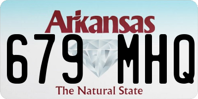 AR license plate 679MHQ