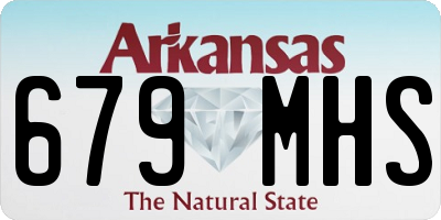 AR license plate 679MHS