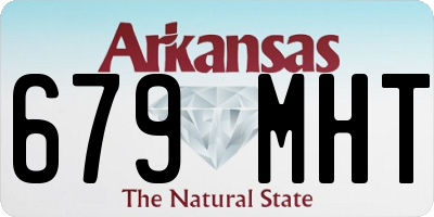 AR license plate 679MHT